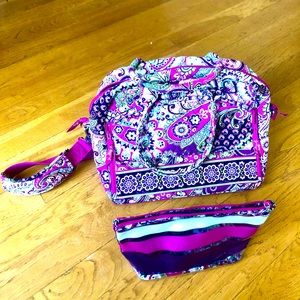 Retired Vera Bradley Paisley Tote & Accessory Bags